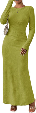 Fall Dress for Women Long Sleeve Maxi Bodycon - Elegant Fit MITILLY