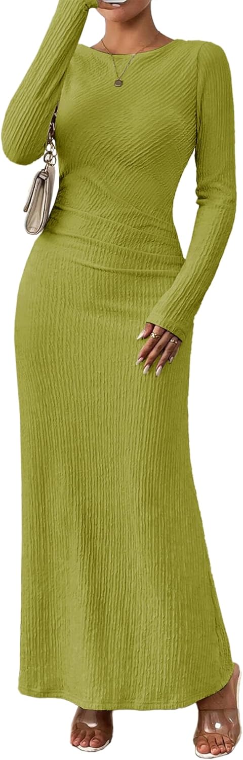 Stylish Long Sleeve Maxi Dress for Women 2025 by MITILLY