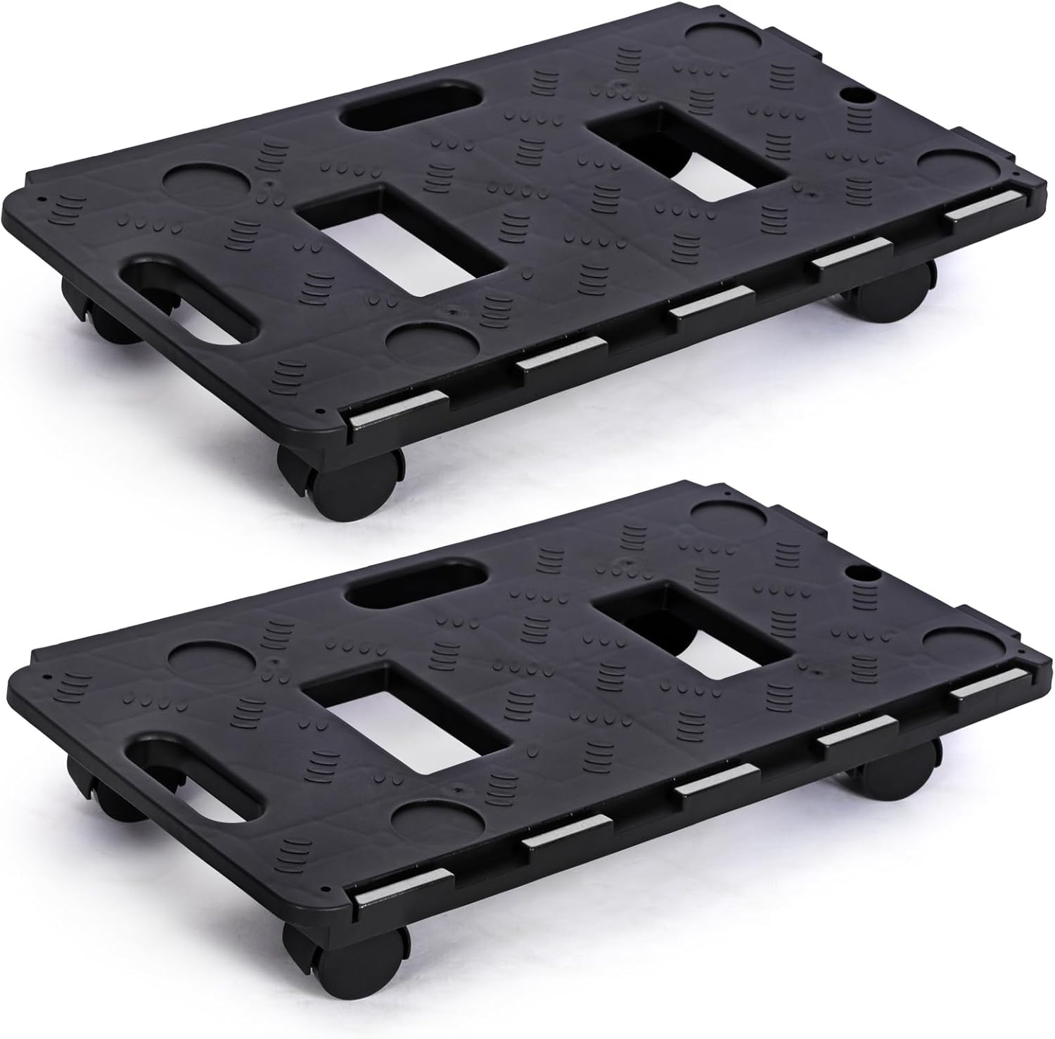 2 Pack Dolly Cart Multipurpose Furniture Mover with 5 Wheels
