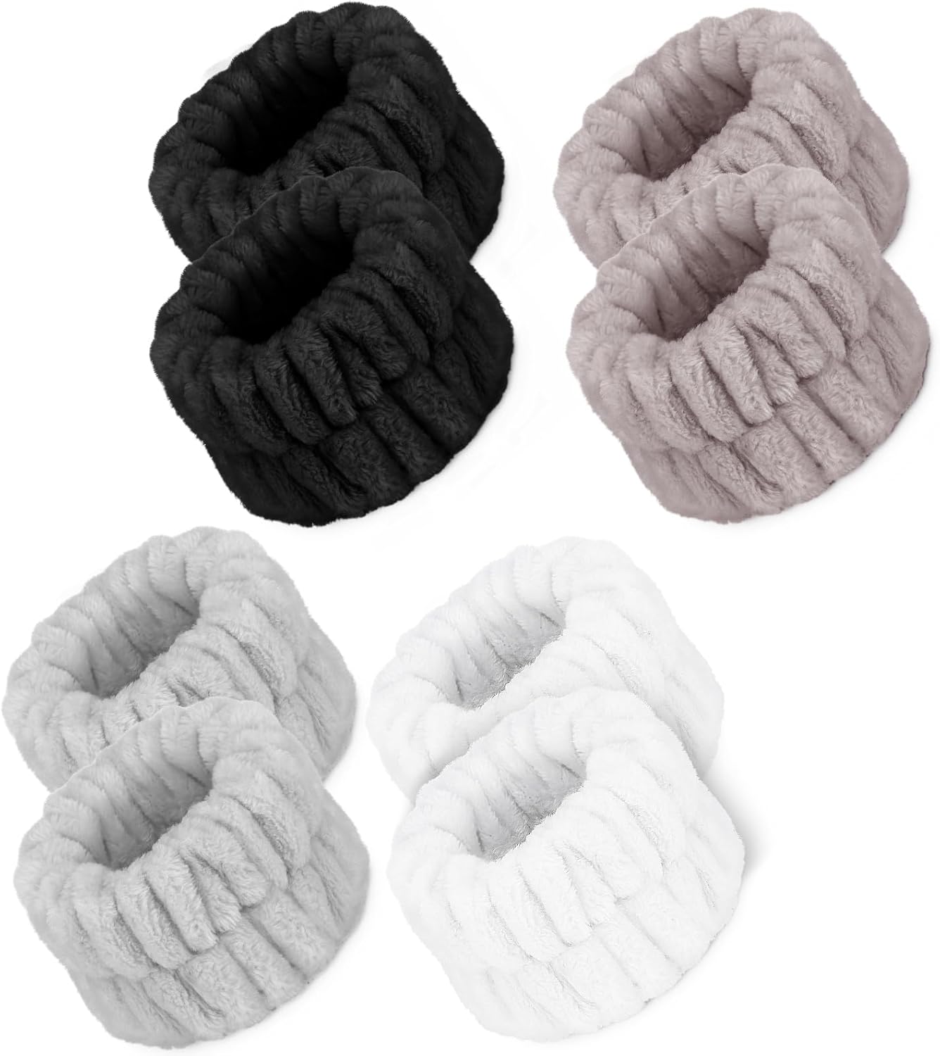 Waterproof Microfiber Spa Wristbands for Drip-Free Comfort!