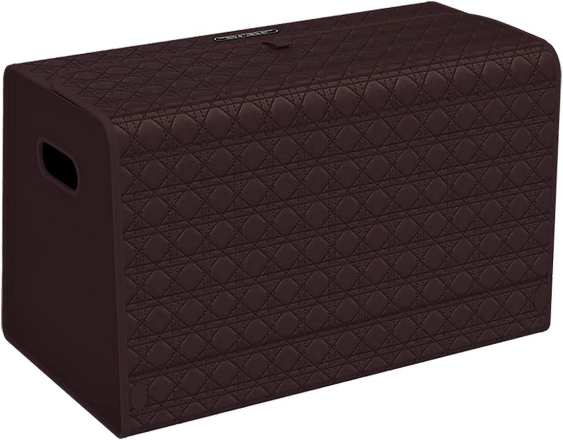 Large Capacity SUV Trunk Organizer: GMQ (Coffee Brown)