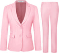 Women's 2 Piece Work Suit - 2 Button Slim Fit Blazer and Pants