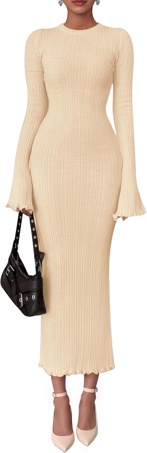 PRETTYGARDEN Sweater Dresses for Women 2025 Fall Fashion