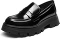 Cestfini Chunky Loafers for Women - Platform Slip-On Comfort