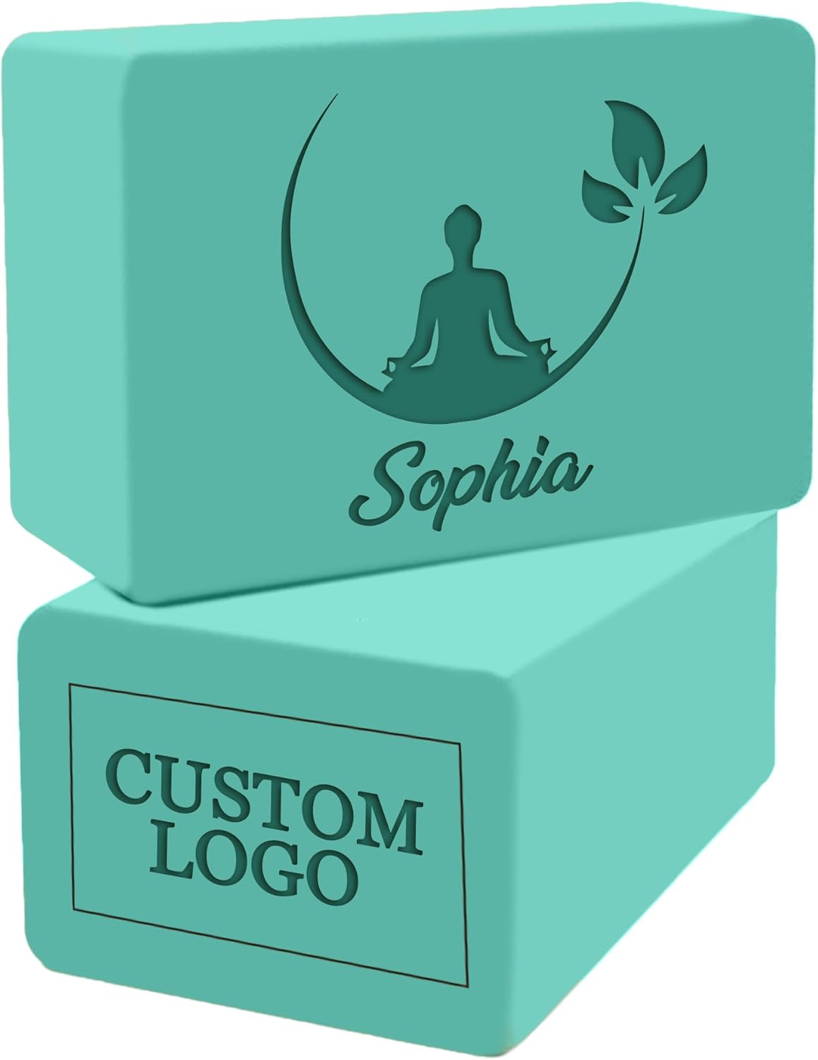 Custom Non-Slip Yoga Blocks 2 Pack