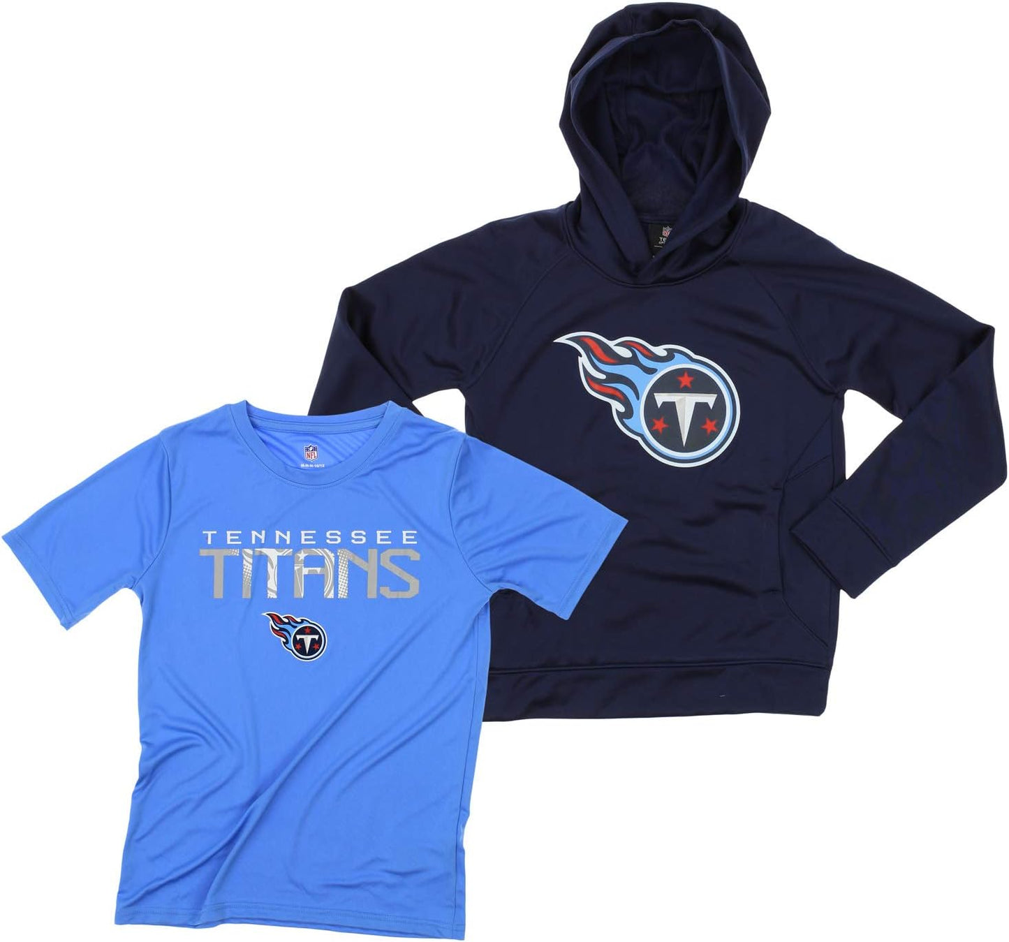 Outerstuff NFL Youth Boys Performance Hoodie and Tee Combo Set