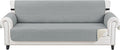 CUCRAF Non Slip Quilted Sofa Cover for 88 in 4-Seat Sofas - Water