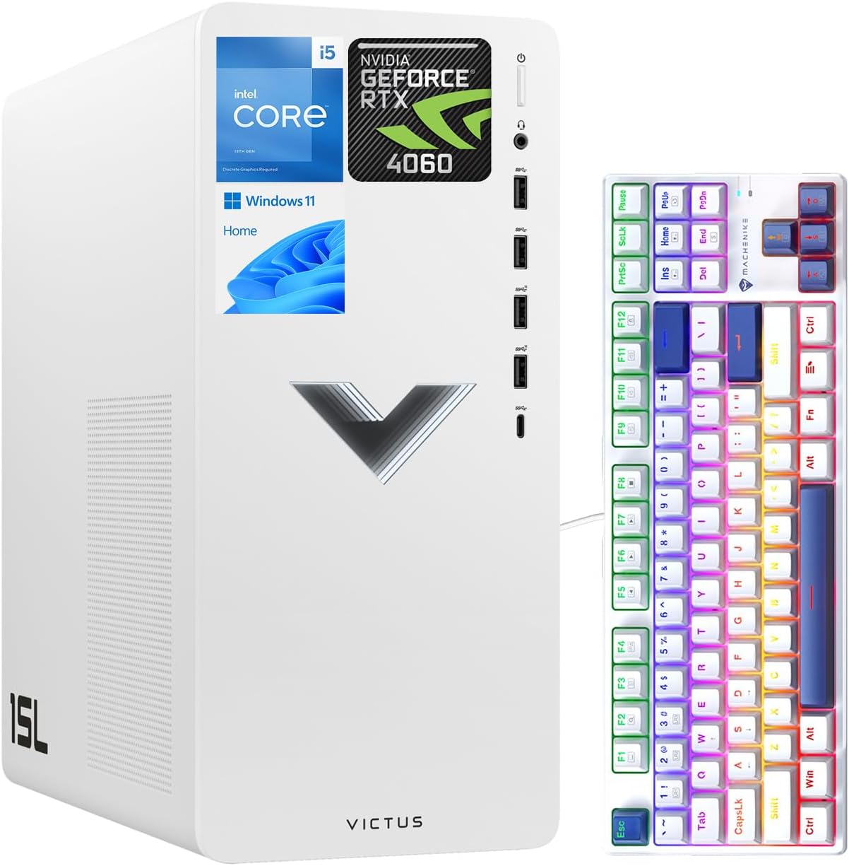 HP Victus 15L RTX 4060 Gaming Desktop Bundle