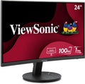 ViewSonic VA2416C 24in Curved Full HD Monitor - Comfortable 100Hz