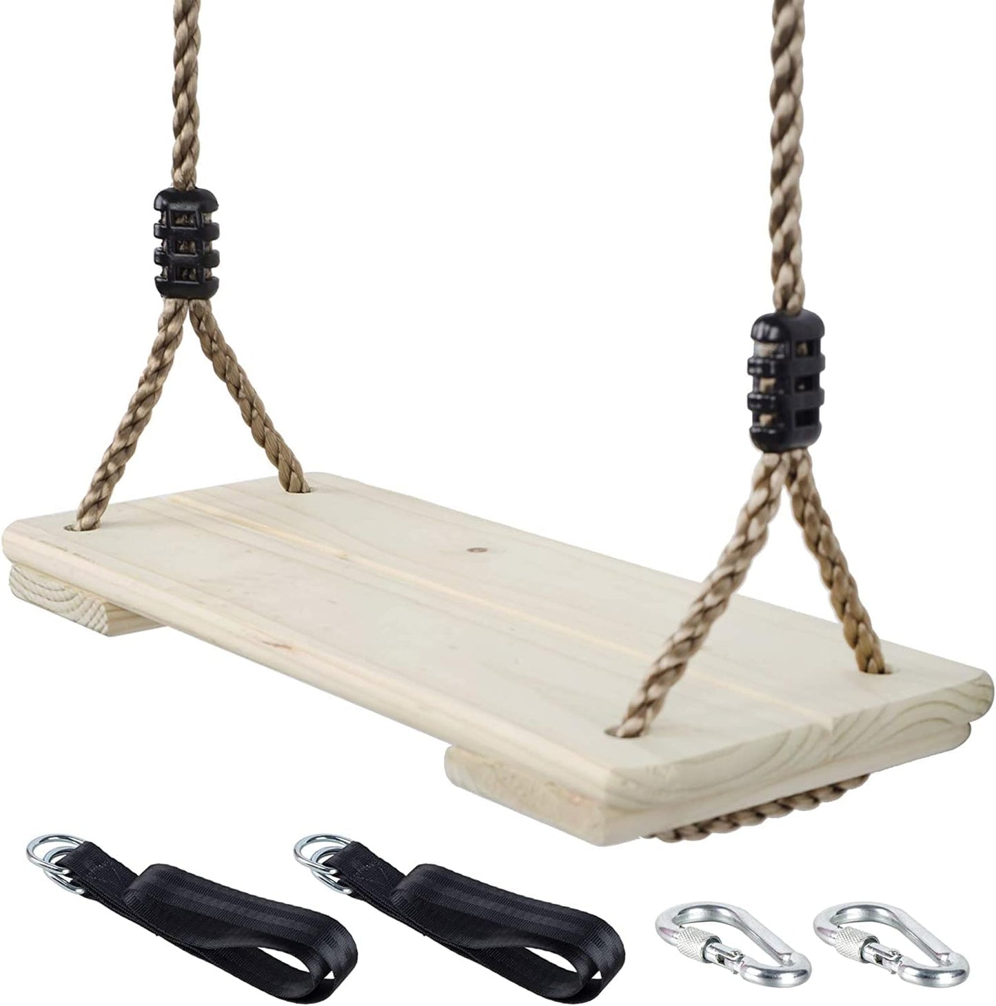 Wooden Swing Seat for Kids - Nostalgic Outdoor Fun and Joy