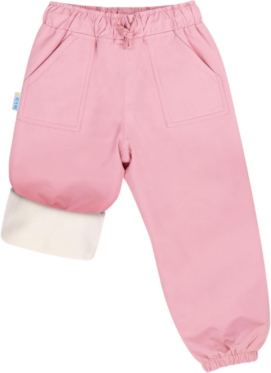 Waterproof Fleece Lined Snow and Rain Pants for Kids Comfort