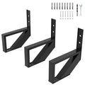 3 Pack Steel Stair Step Riser 1-Step Metal Stair Stringer - Heavy Duty