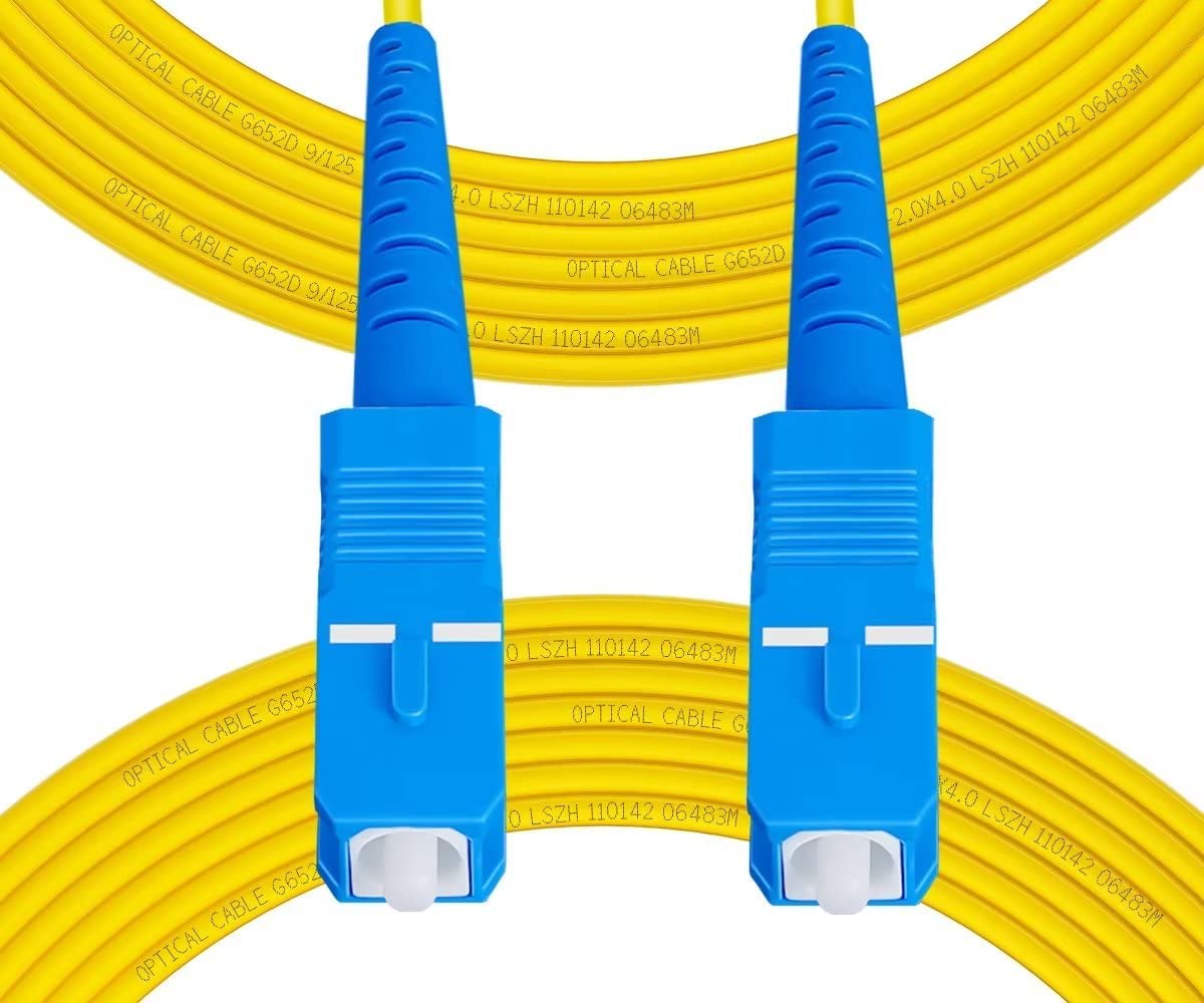 High-Quality 50m SC to SC Fiber Patch Cable for Reliable Connections