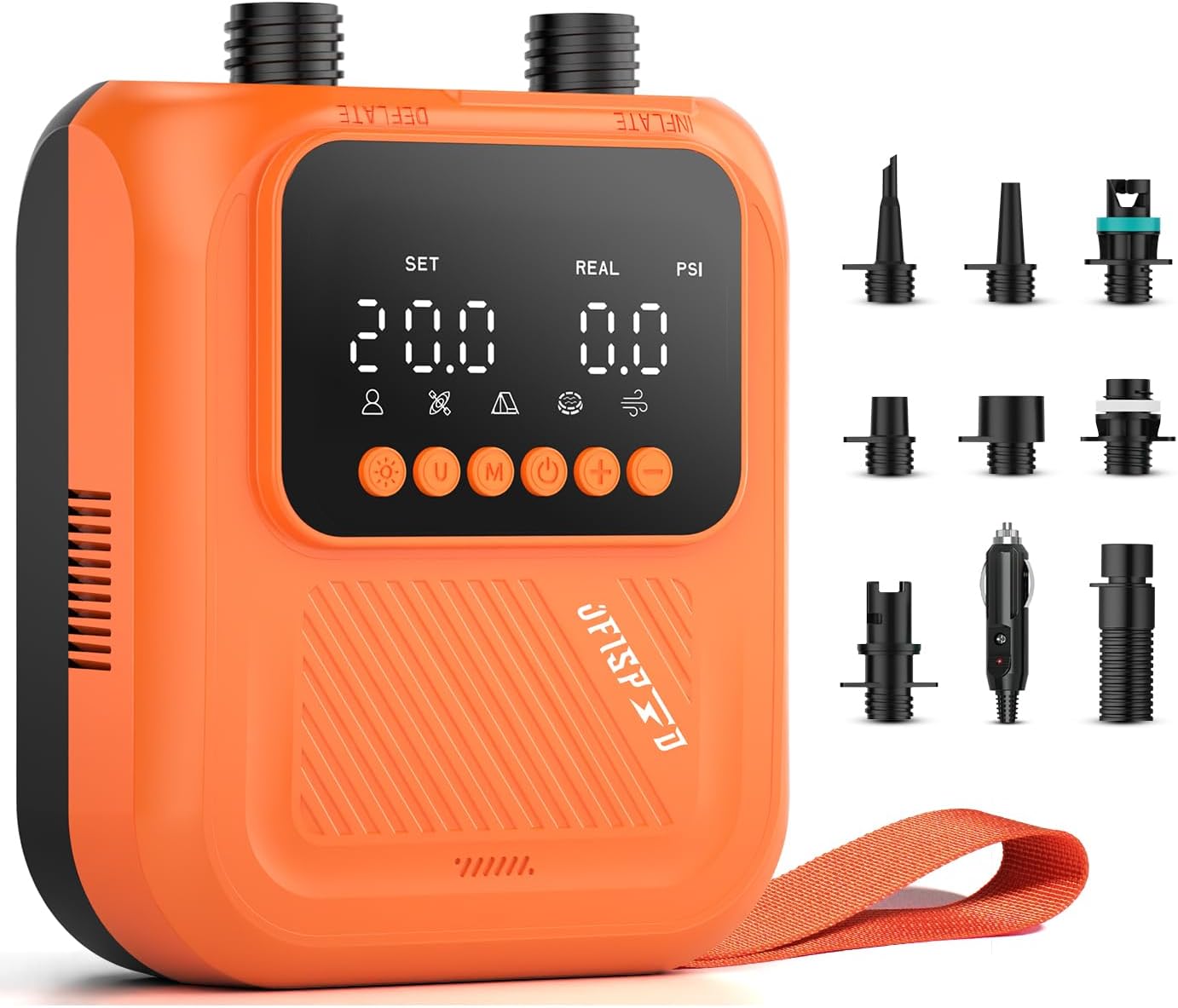 High Pressure Paddle Board Pump with Auto-Off for Easy Inflation