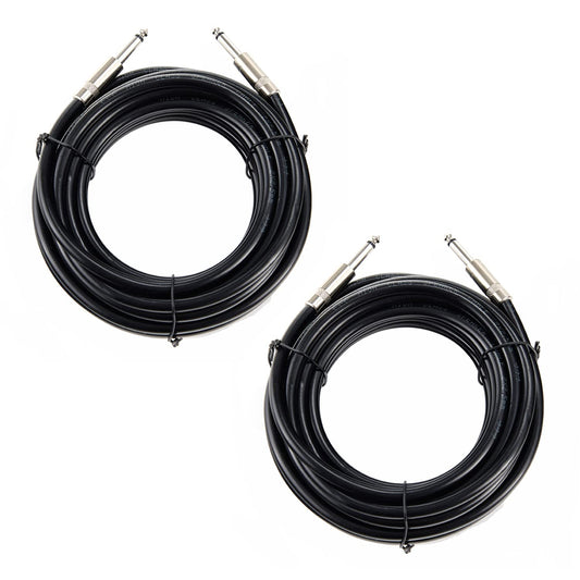 Professional 50 Feet 12 Gauge Speaker Cables for DJs and Musicians