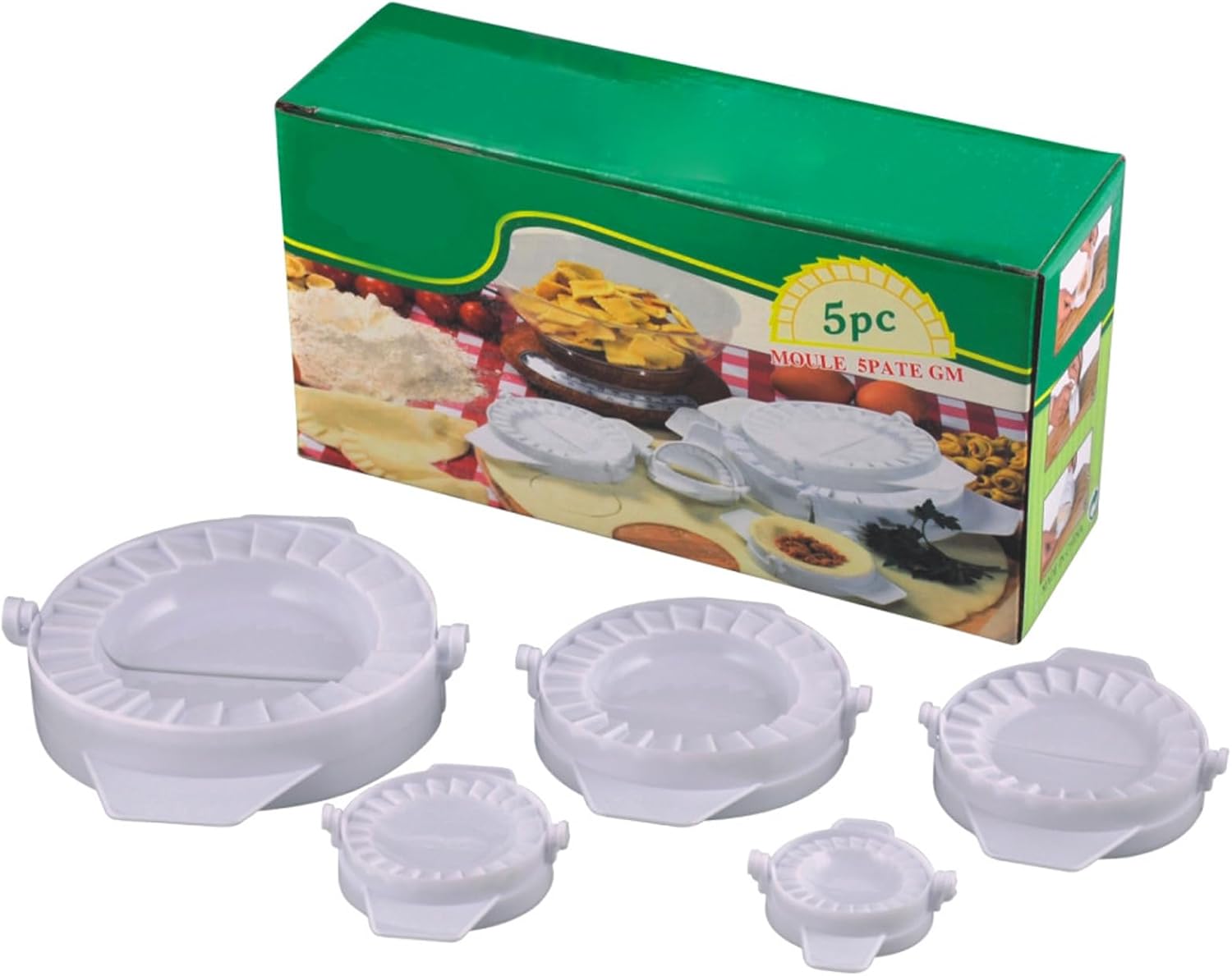 Dumpling Perfection: 5PCS Press Set by N-KONGJIAN