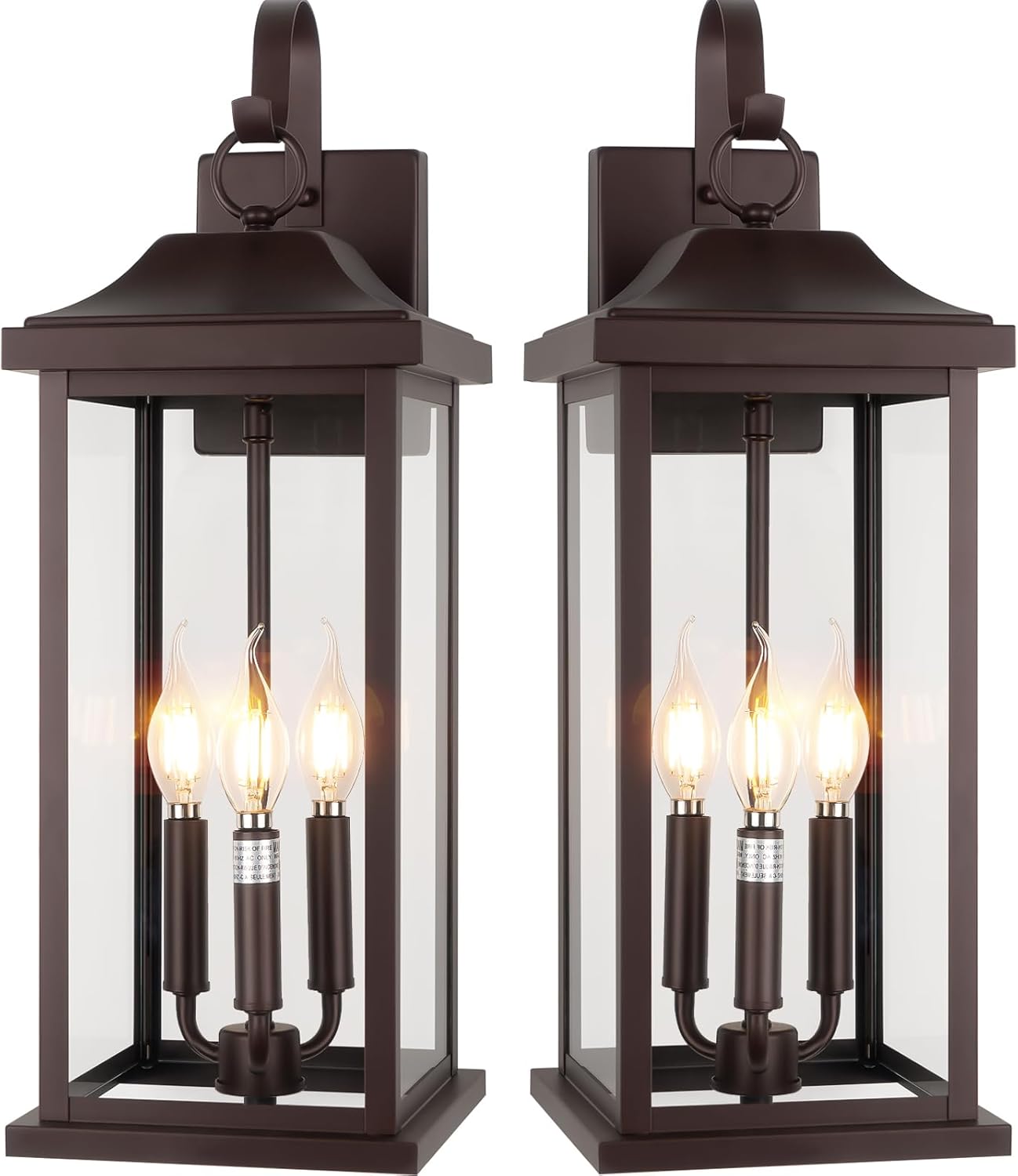 23 Extra Large 3-Light Oil Rubbed Bronze Outdoor Light Fixtures