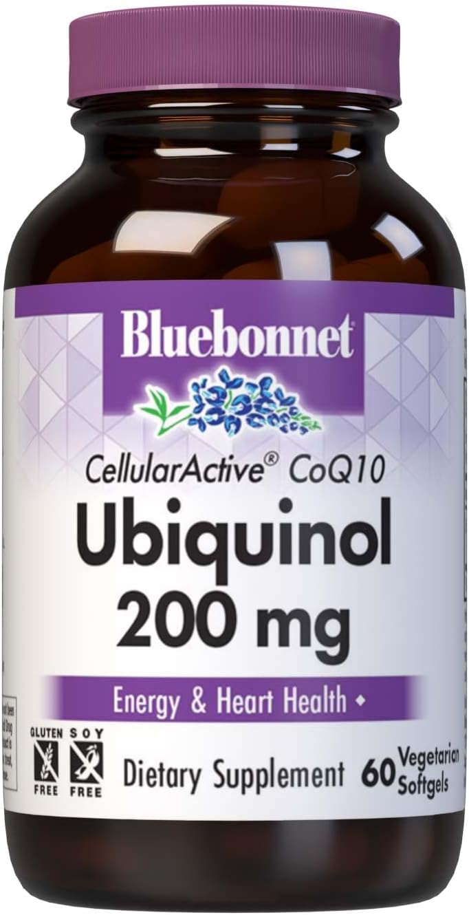 Active CoQ10 Ubiquinol 200mg Vegetarian Softgels for Heart Health