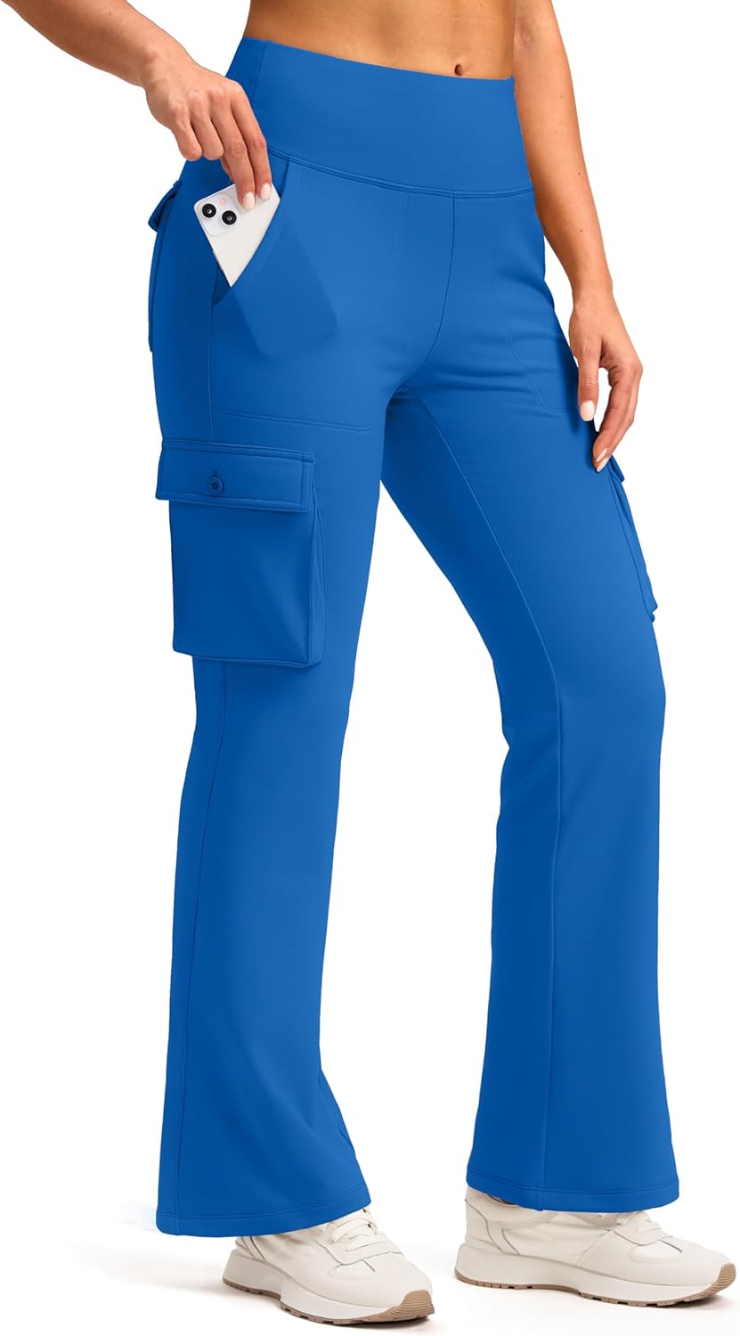 G Gradual Women's High Waist Yoga Pants with 6 Pockets
