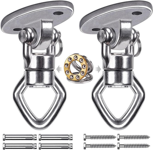 BeneLabel 2Pack Swing Hanger with Bearing Swivel for Swings