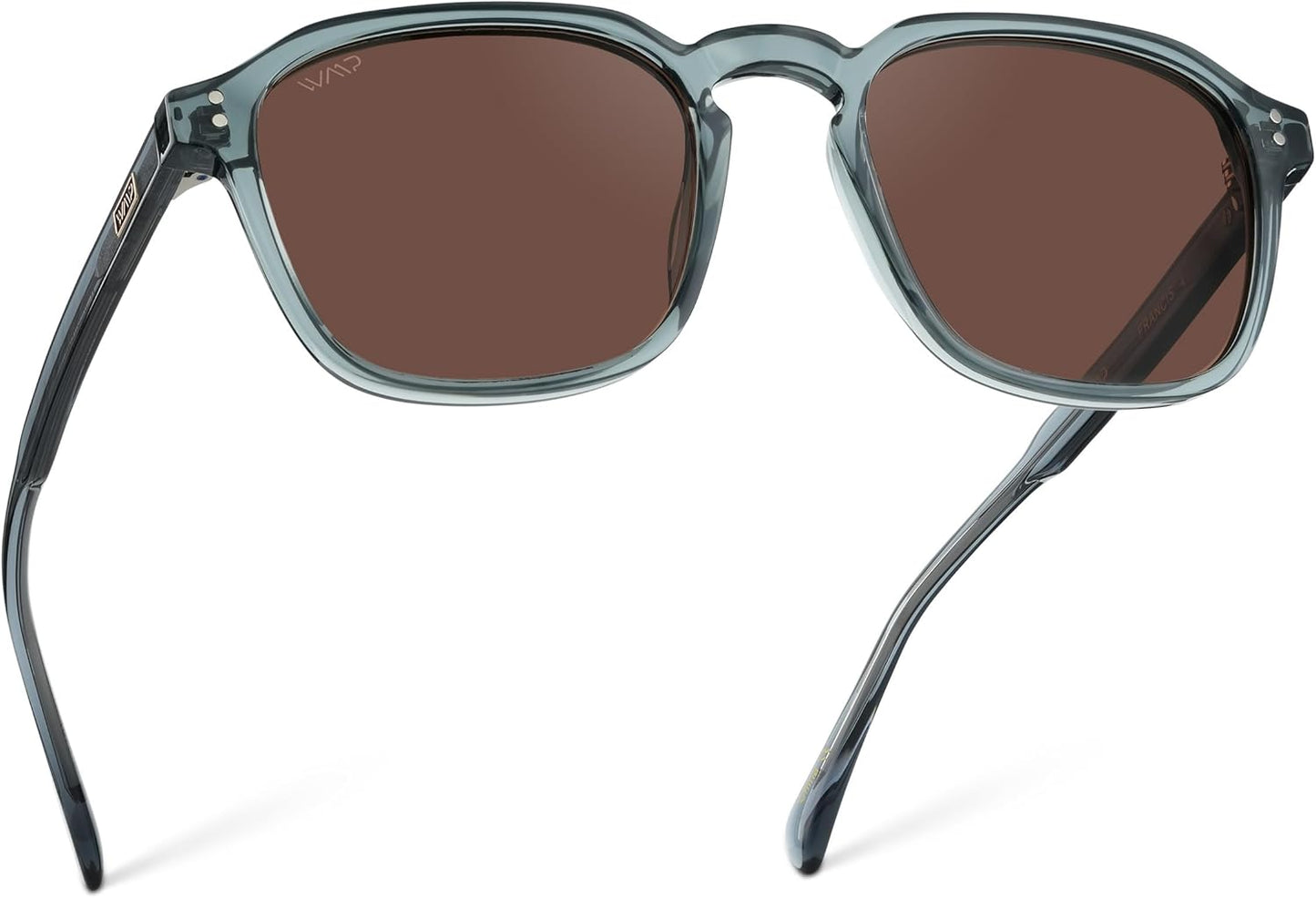 WMP Eyewear Men's Polarized Square Sunglasses for Modern Style