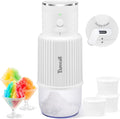 Snow Cone Shaved Ice Machine - Portable Cordless Ice Shaver for Home