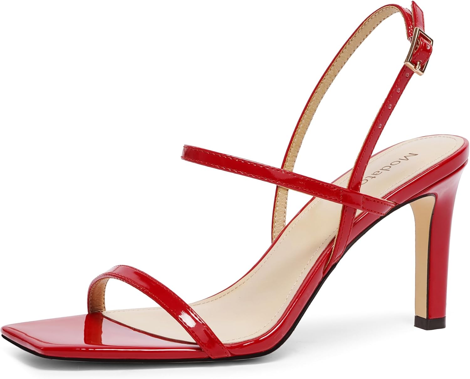 Modatope Womens Sandals Open Toe Strappy High Heel Design