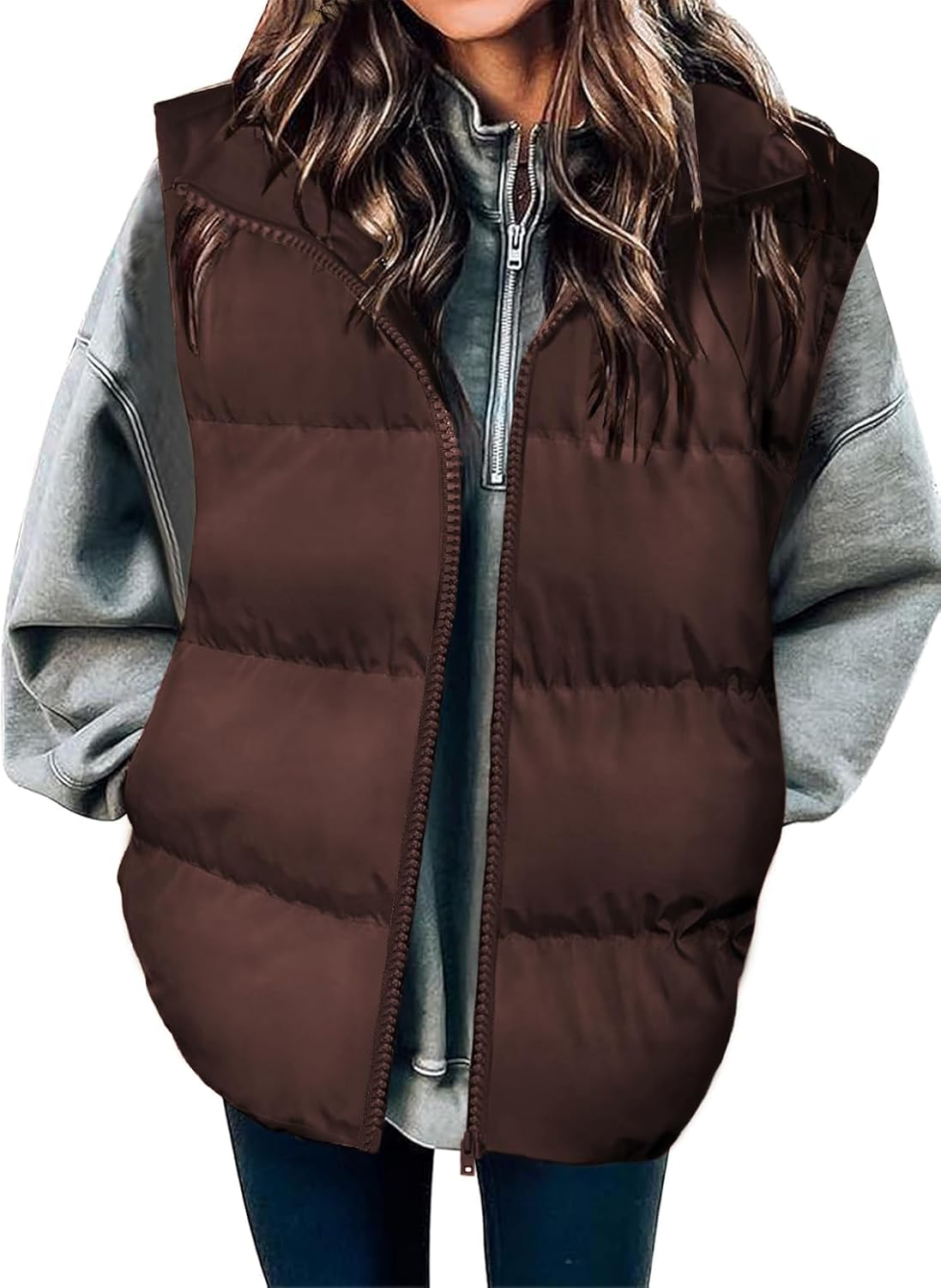 Zeagoo Women Sleeveless Warm Jackets for Winter Outerwear Style