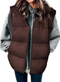 Zeagoo Puffer Vest Women Sleeveless Quilted Jacket - Warm (Style KKW6)