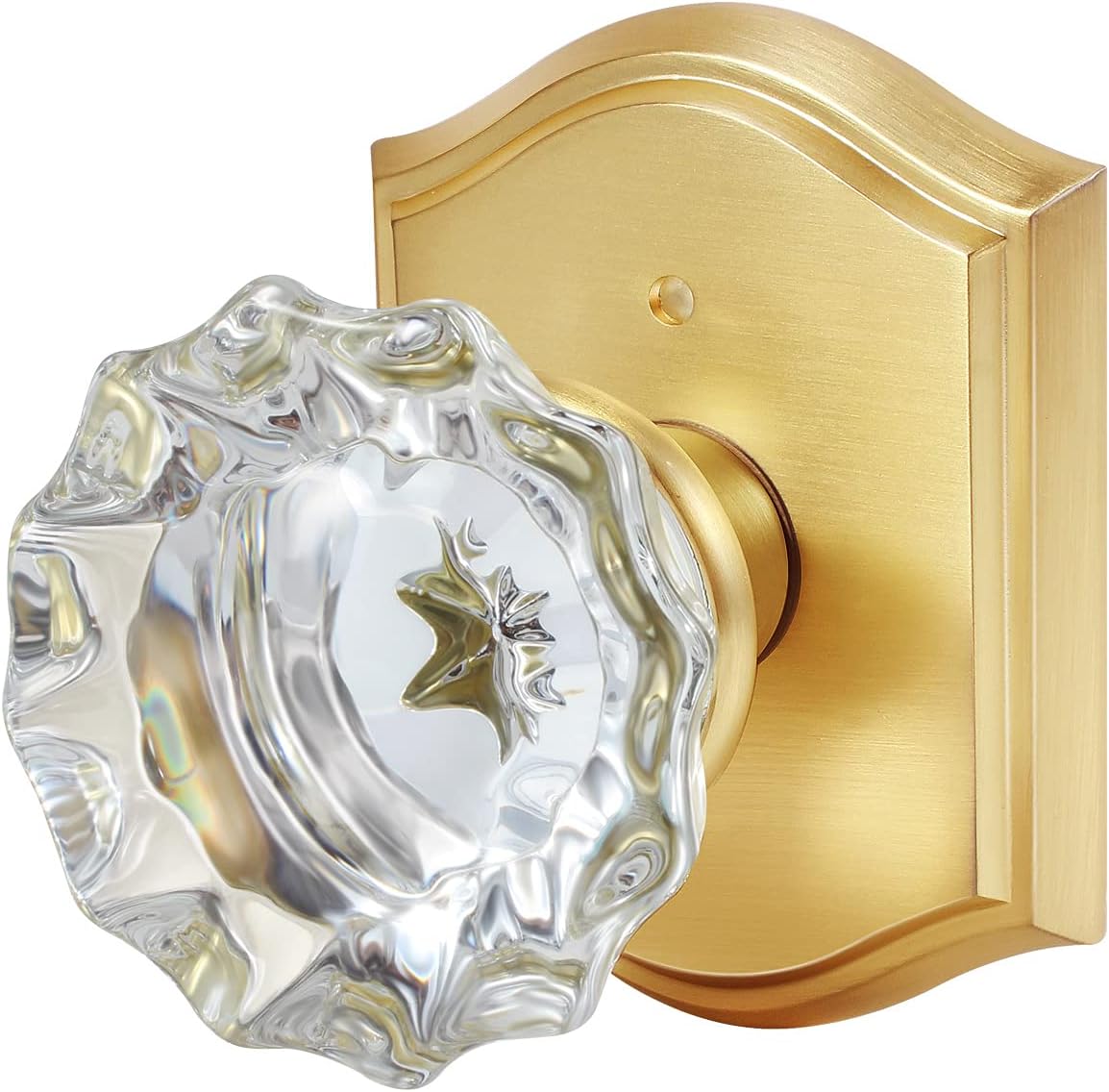 Premium Glass Door Knobs for Bathroom and Bedroom Privacy