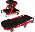 Magshion 36ft Triplex Folding Creeper 2-in-1 - Low Profile Seat