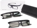 AWOL VISION DLP Link 3D Glasses 2-Pack - Rechargeable Active Shutter