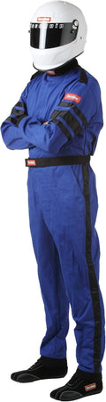 RaceQuip Racing Driver Fire Suit One Piece SFI 3.2A/1 - Blue 3XL