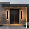 Haylen Waterproof Outdoor Wall Light 31in - Dimmable LED with Remote