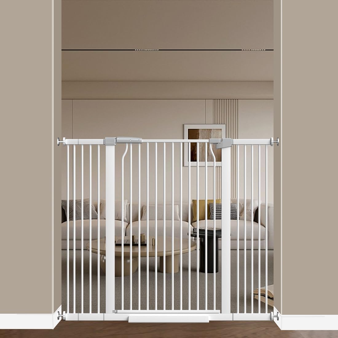 40.55in Extra Tall Baby Gate for Stairs and Doorways