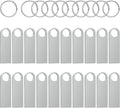 ABLAZE 8GB Flash Drive 20 Pack - Metal USB 2.0 Thumb Drives