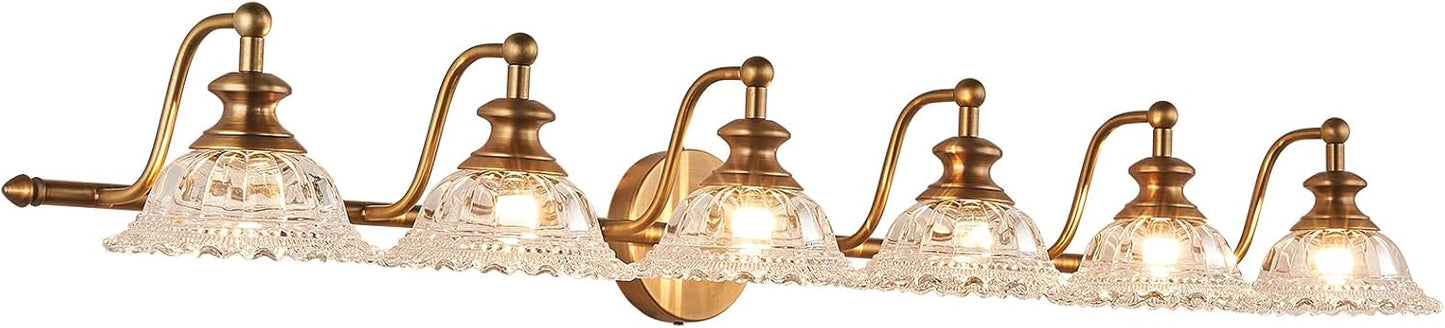 45in Bathroom Light 6 Light Vanity Light Fixtures for Home