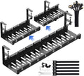Extendable Under Desk Cable Management Kit - No Drill Tray Organizer