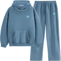 Womens Oversized Fleece Sweatsuit 2 Piece Set - Plush Lounge Fit