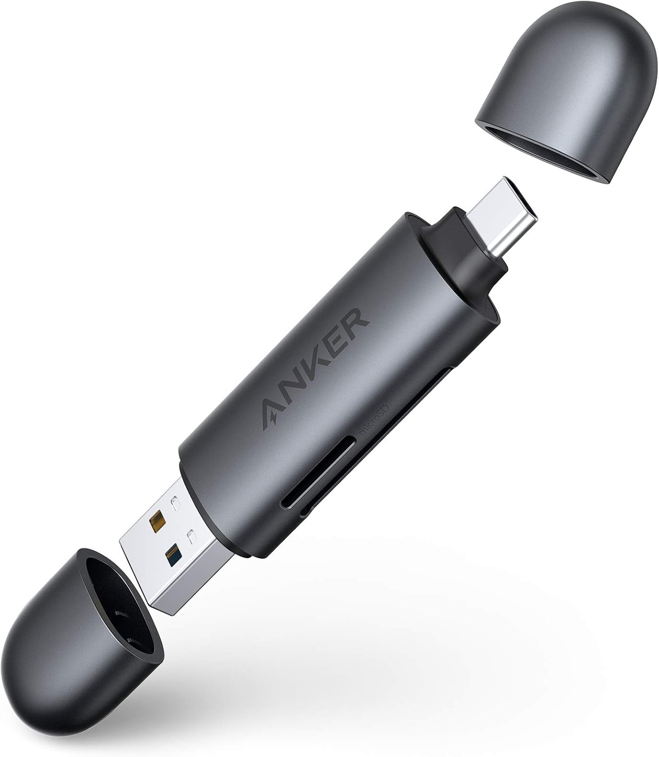 Anker Dual Connector Card Reader: SDXC & MicroSD Support
