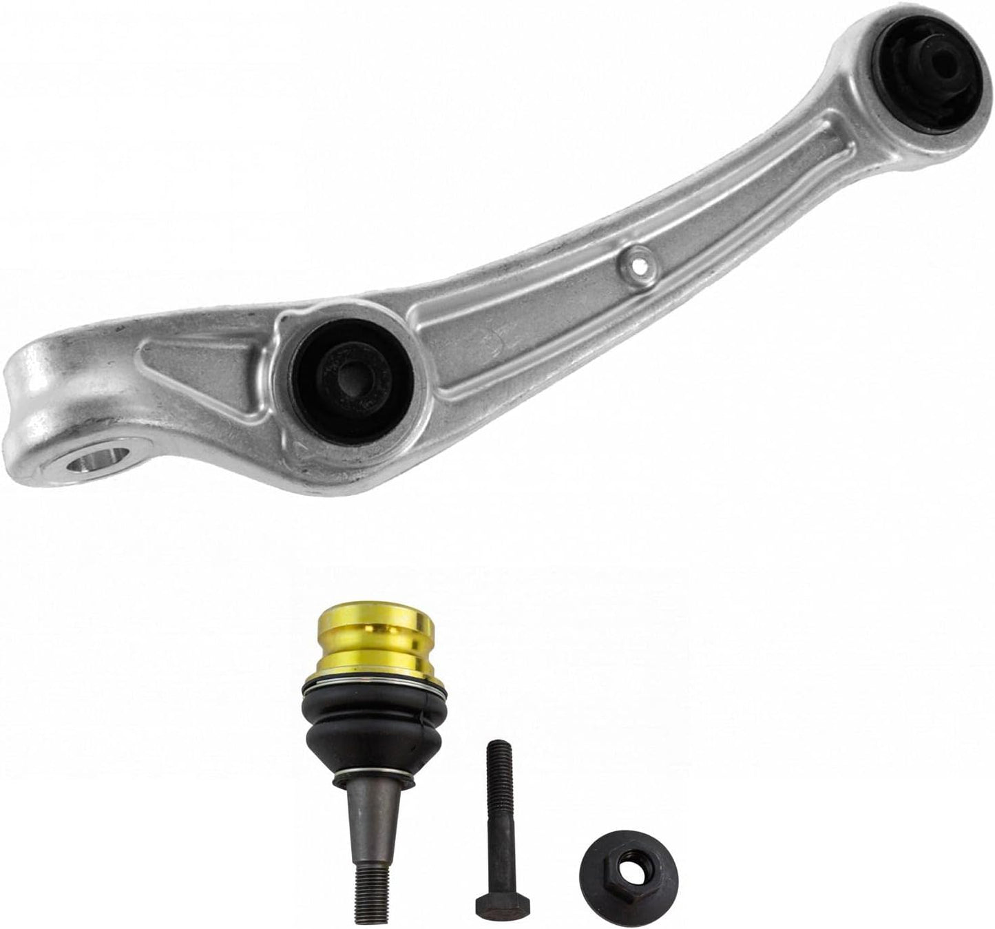 TRQ Front Left Lower Control Arm with Ball Joint for Audi Models