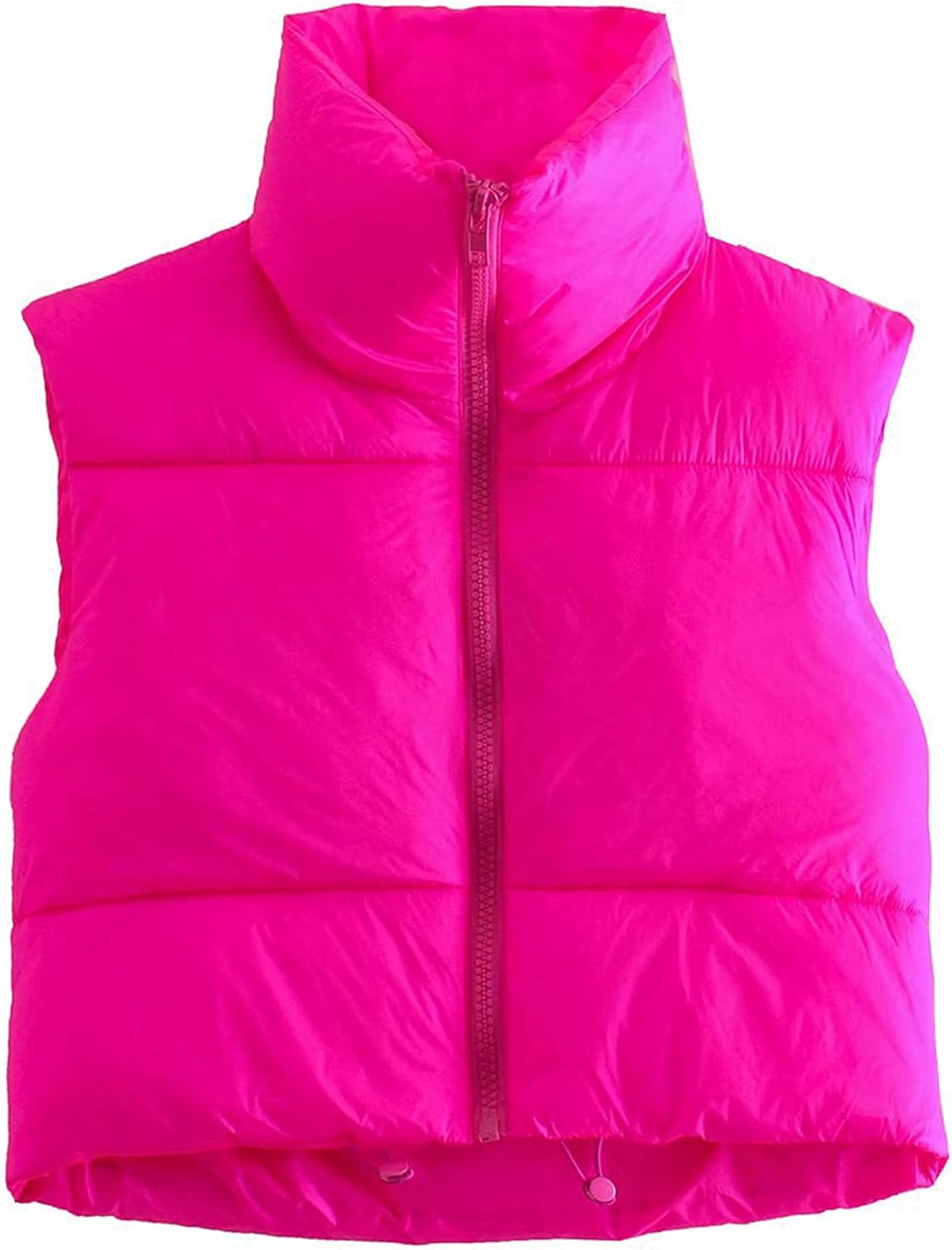 Cropped Puffer Vest for Women - Stylish and Versatile Outerwear