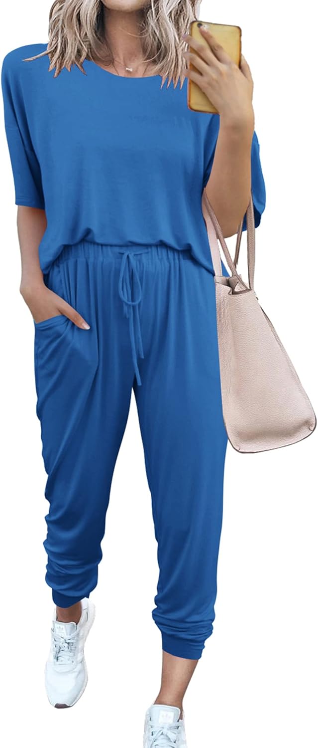 PRETTYGARDEN Women's Two Piece Sets for Summer Travel and Lounge