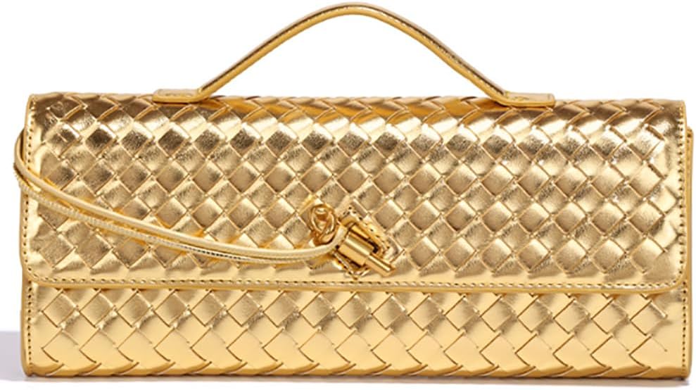 Trendy Woven Evening Clutch Purses for Women - Cute Satchels