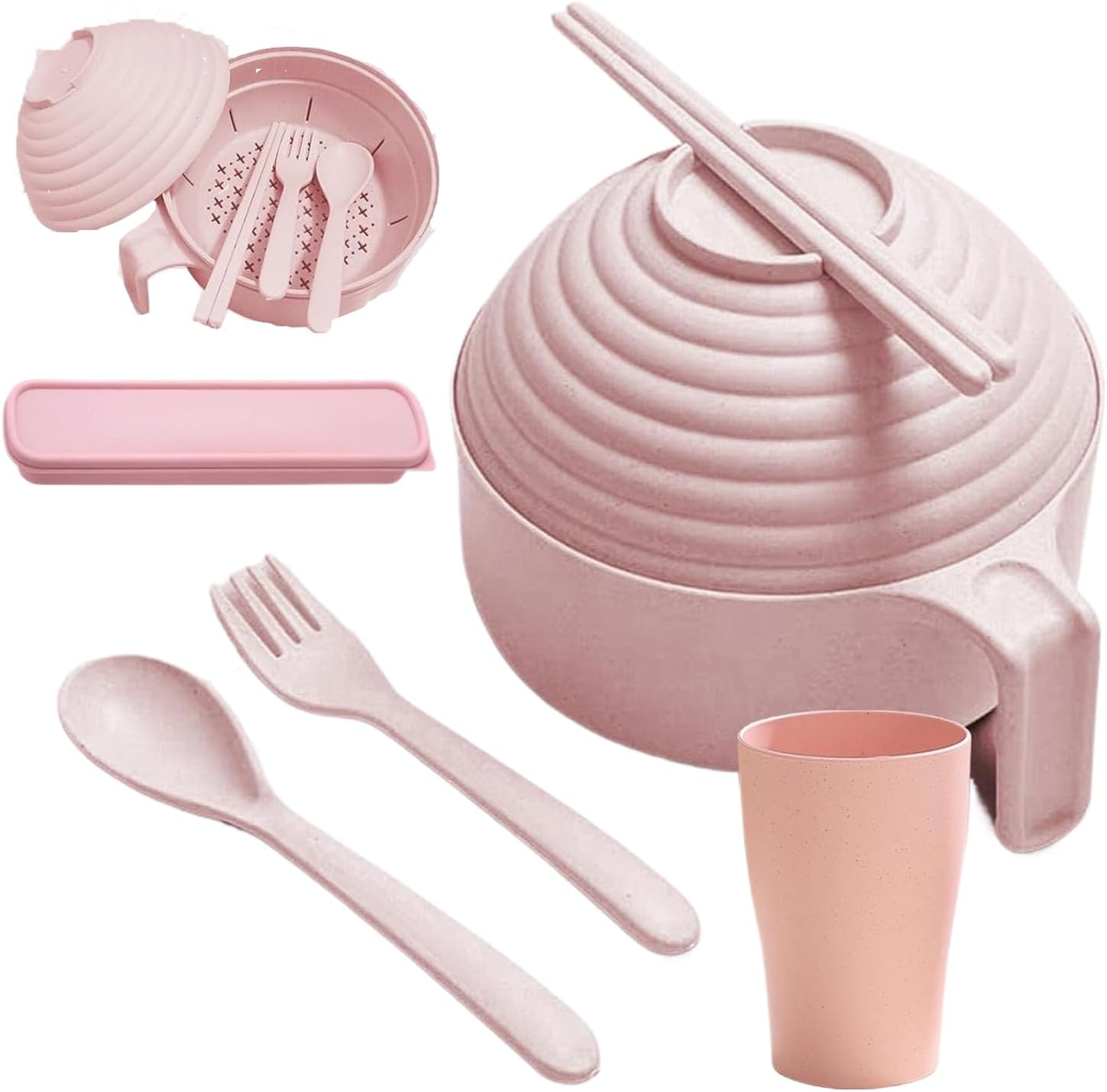 6-Piece Microwave Ramen Set: Cook Faster & Easier
