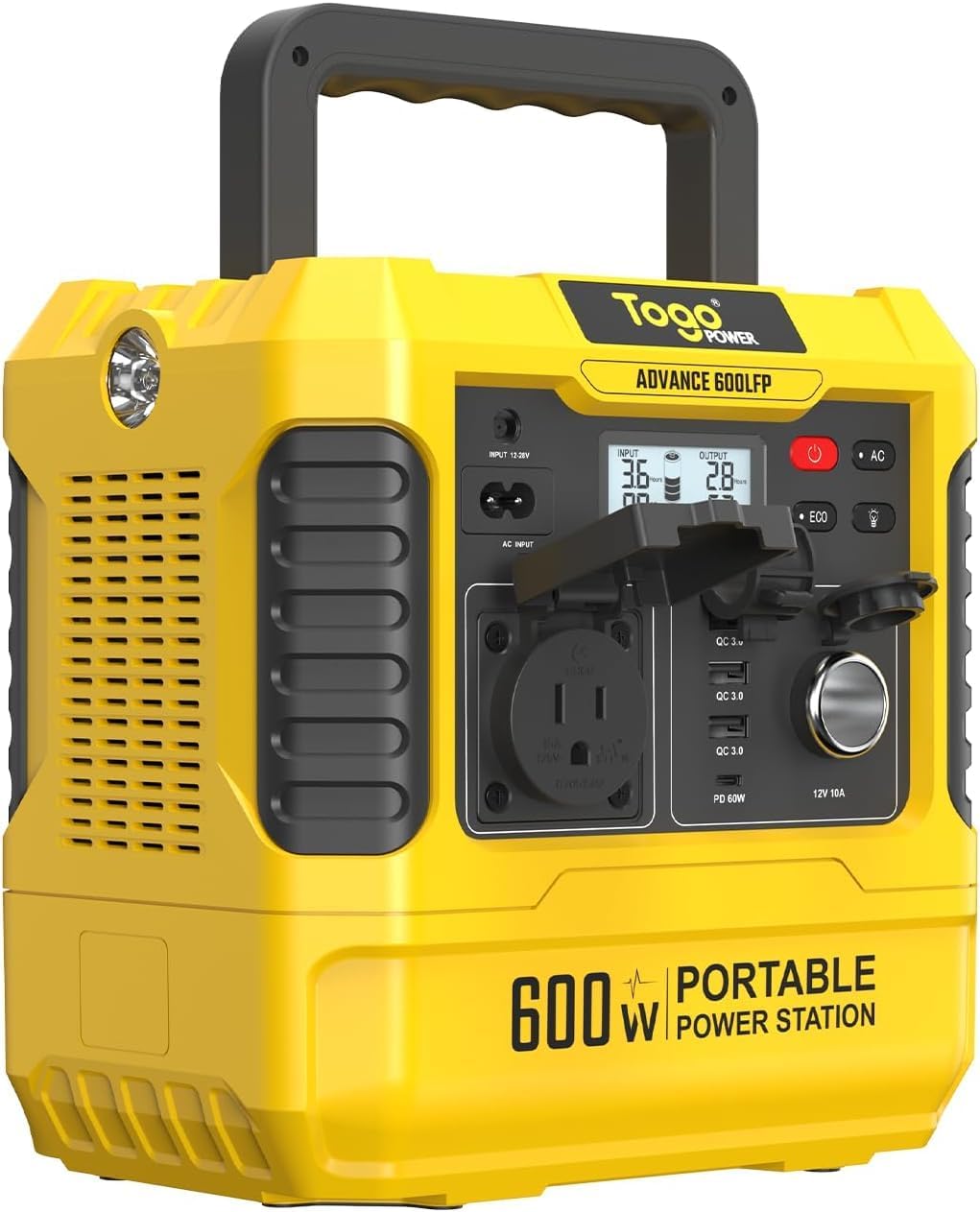 Togo POWER: Fast Charging 600W Portable Generator