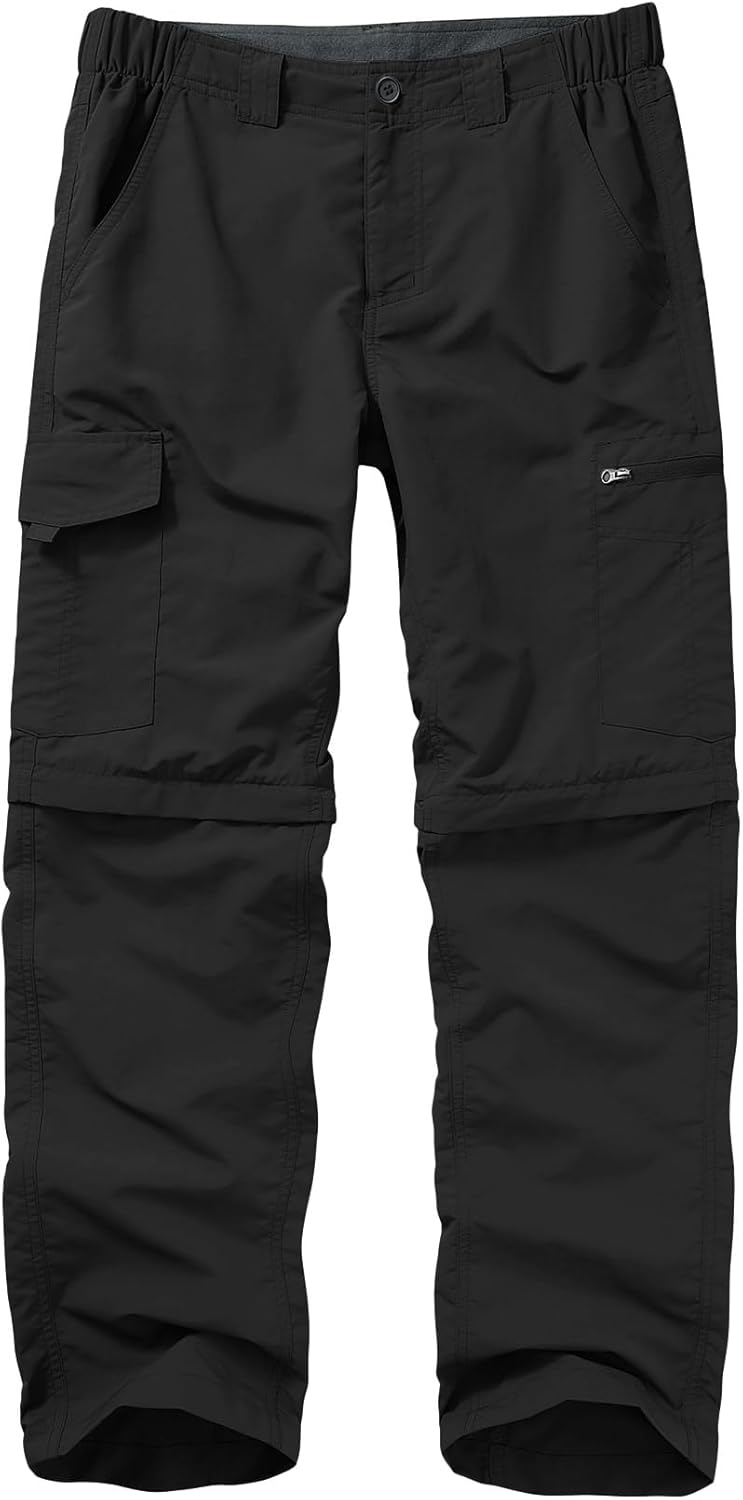Toomett Mens Hiking Pants Convertible Quick Dry for Outdoors