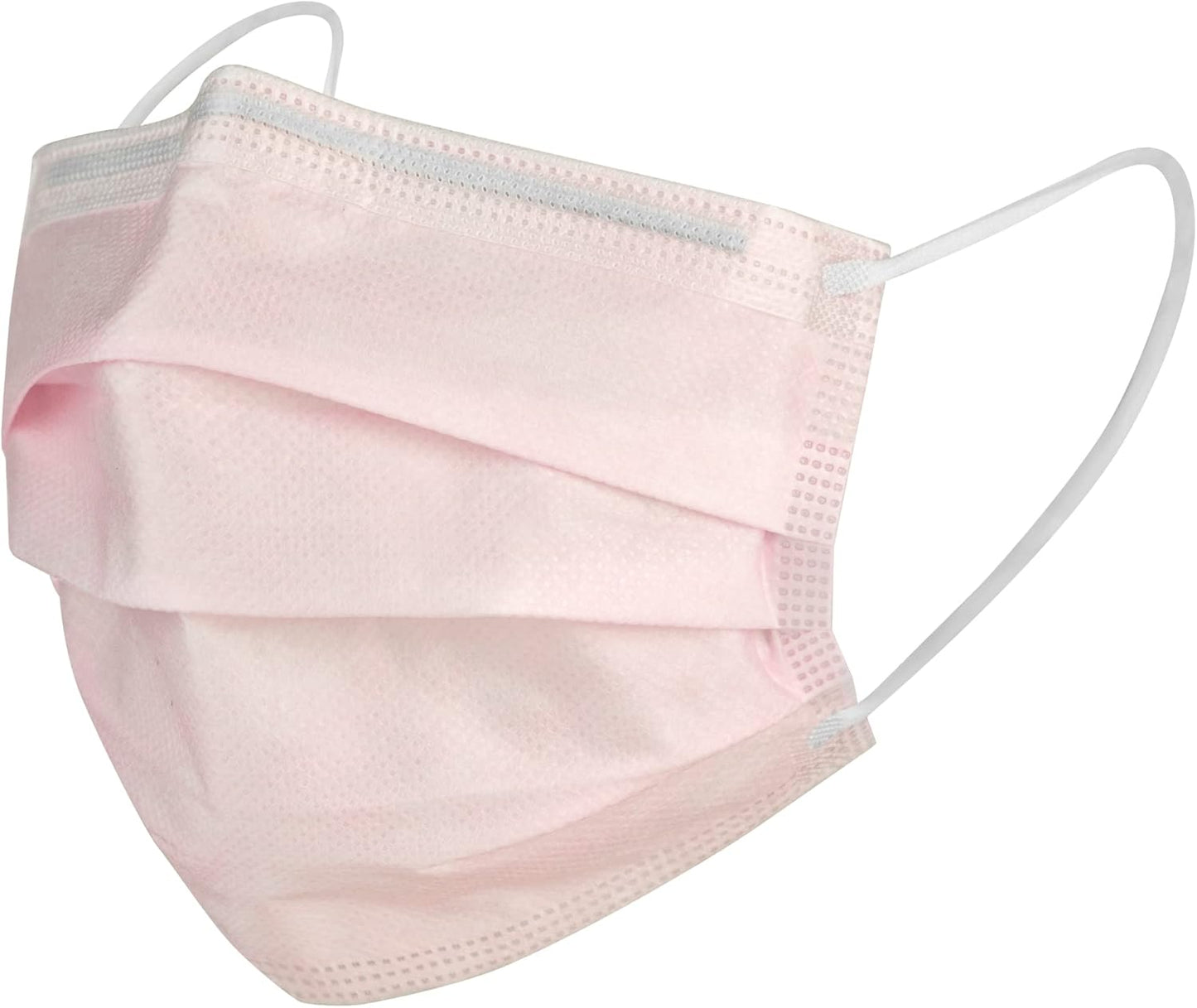 HALYARD Pink Level 1 Procedure Mask with Earloops for Comfort