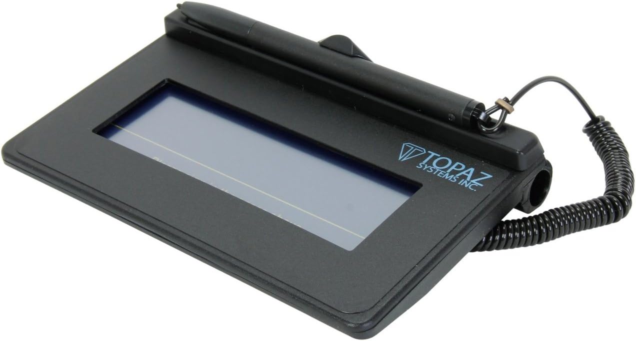 Topaz Signature Lite 1x5 T-S460-B-R: High-Quality Biometric Capture