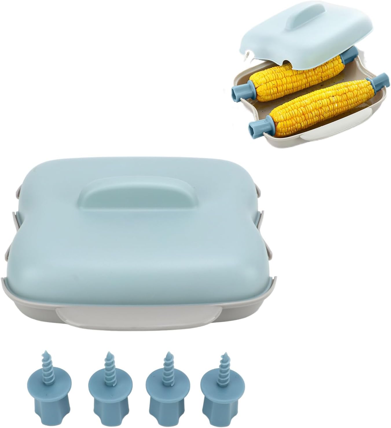 Fast Microwave Corn Steamer by Mokernali